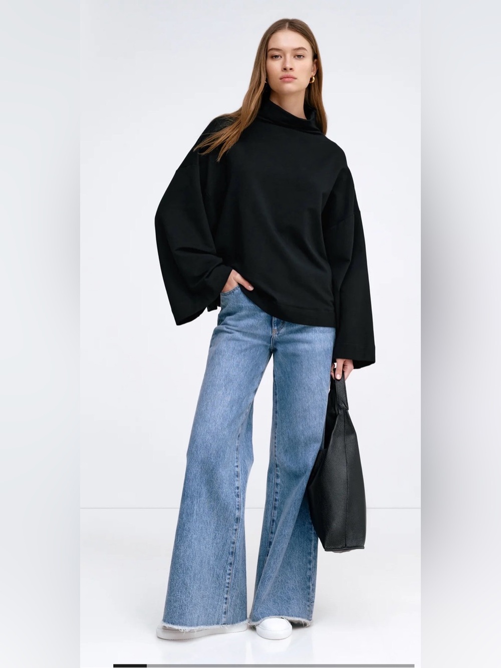 Marcella NYC Amanda Sweatshirt – Black – Women’s Size Small – Like New